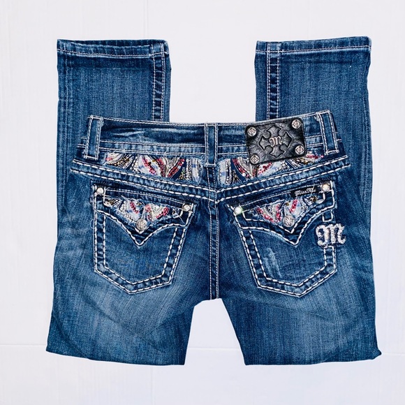 Miss Me Pants - Miss Me Cuffed Capri Jeans.